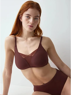 Dámská podprsenka Triumph Shape Smart P - Velvet Chocolate - hnědá 7859 - TRIUMPH