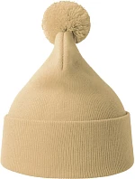 WindS Pletená čepice s bambulí beige model 22450557 - Atlantis Headwear WindS Pletená čepice s bambulí beige model 22450557 - Atlantis Headwear