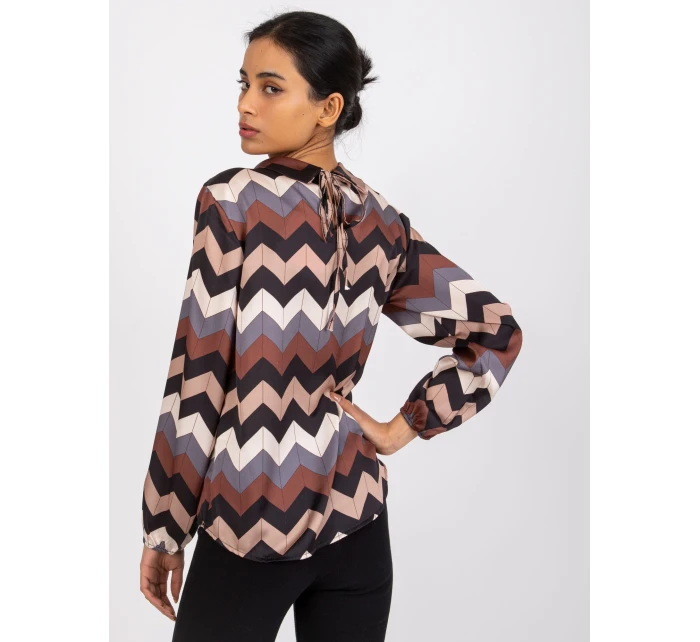 Halenka DHJ BZ 12311.49P černá a béžová Halenka DHJ BZ 12311.49P černá a béžová