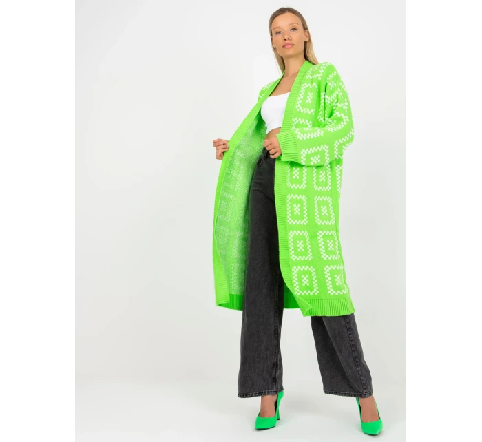 Dámský svetr LC SW model 17650132 fluo zelený - FPrice