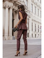 Dámské kalhoty model hnědé model 22069771 - LaBalancia Dámské kalhoty model hnědé model 22069771 - LaBalancia