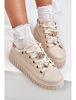 Dámské tenisky 24SP26-4756 béžové - Grelesi Dámské tenisky 24SP26-4756 béžové - Grelesi