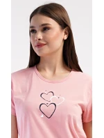 Dámské domácí šaty s tříčtvrtečním rukávem Lekníny