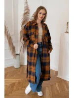 modrý dámský  kabát model 14999259 - K.ZELL