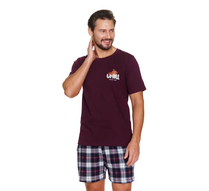 Pánské pyžamo model 21044194 wine - Doctornap