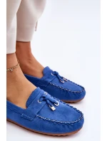 Klasické semišové mokasíny Modre Good Time Klasické semišové mokasíny Modre Good Time