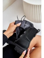 Zateplené boty na zip černé model 21675712 - Boto Zateplené boty na zip černé model 21675712 - Boto