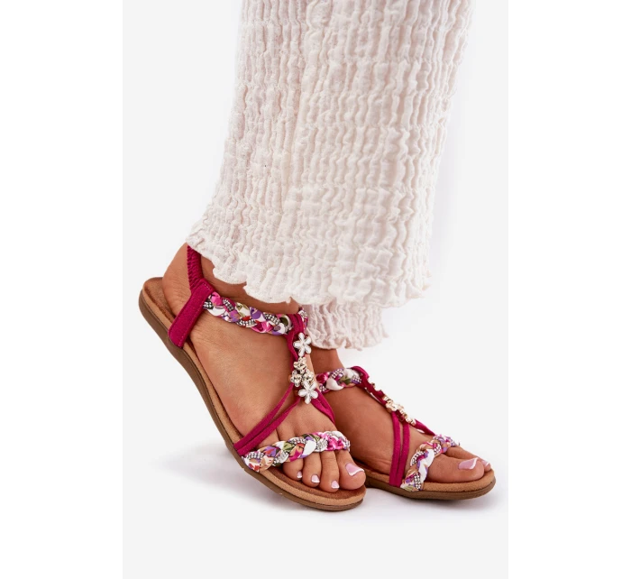 Dámské Plážové Sandály S Pásky A Přezkami Fuchsie model 21693400 - Artiker Dámské Plážové Sandály S Pásky A Přezkami Fuchsie model 21693400 - Artiker