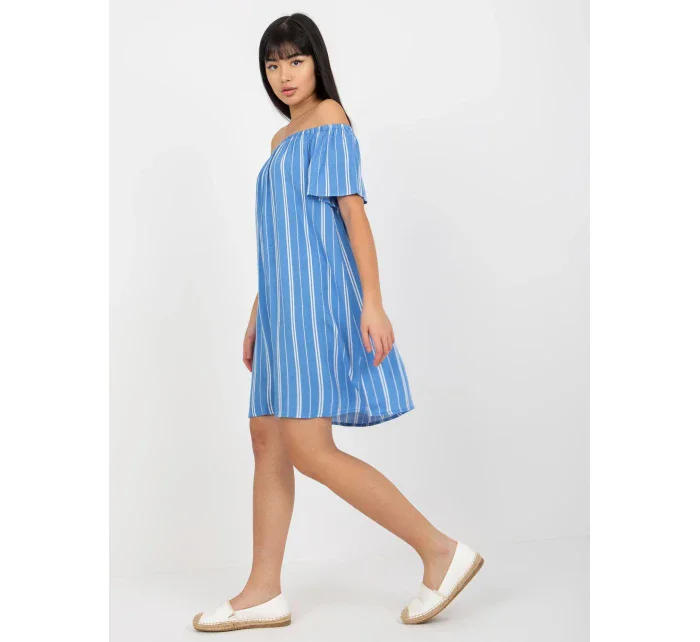 Dámské šaty  D73771R30145J bílo-modré - FPrice