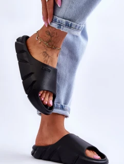 Dámské lehké pěnové pantofle Big Star Černé