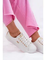 Dámské tenisky z ECO kůže Big Star – bílé Dámské tenisky z ECO kůže Big Star – bílé