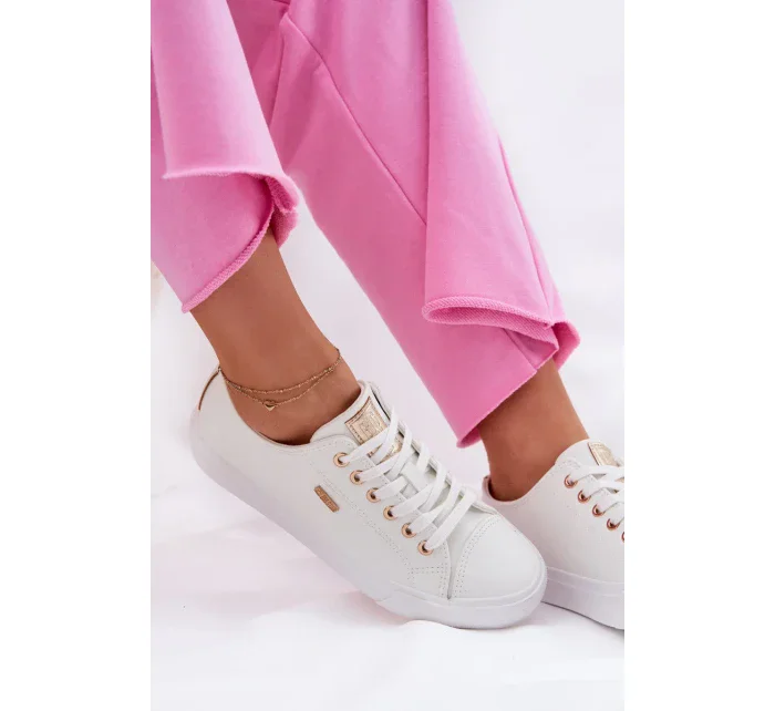 Dámské tenisky z ECO kůže Big Star – bílé Dámské tenisky z ECO kůže Big Star – bílé