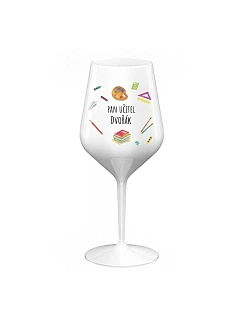 Personalizovaná nerozbitná sklenice pro paní učitelku/pana učitele (pomůcky)