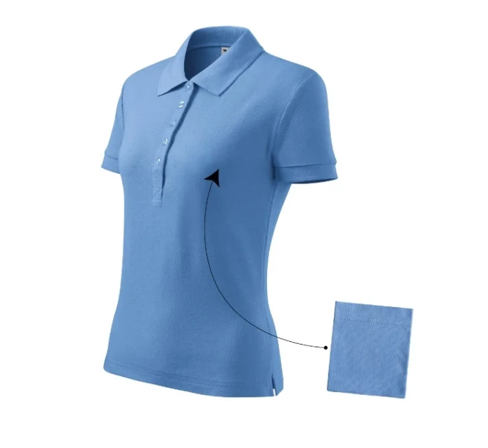 Cotton polokošile dámská nebesky modrá