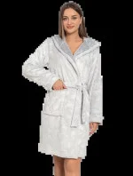 Dámský župan E06-5517 sv. šedý - Cocoon