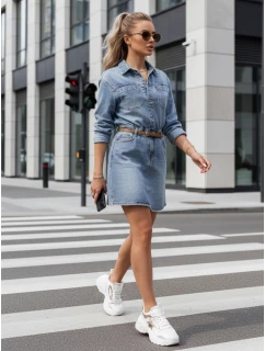Dámské mini šaty JINELLA EY2569 Jeans modrá - Fashion Street