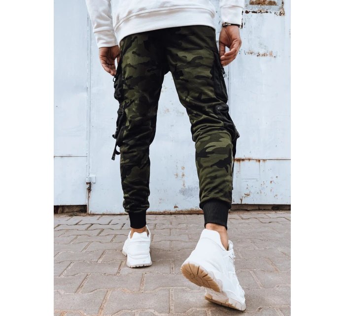 FashionStreet zelené pánské bojové kalhoty UX4207