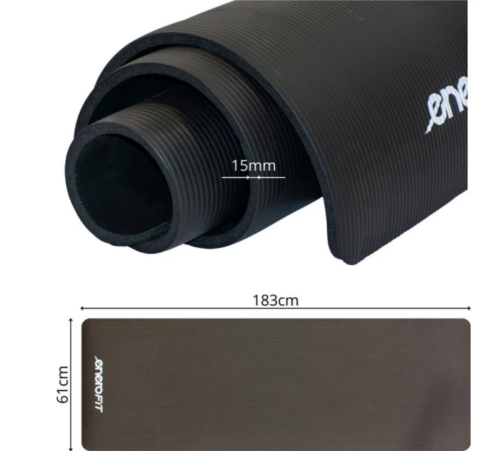 FITNESS FITNESS  MAT cm BLACK + FIT model 21824446 - Enero