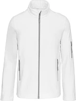 Kariban K 401 Pánská 3-vrstvá softshellová bunda 20.K401 white