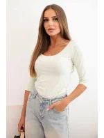 Halenka s kulatým výstřihem model 21191405 - K-Fashion