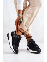 Sportovní Boty Tenisky Na Klínu Černá model 21577257 - VINCEZA