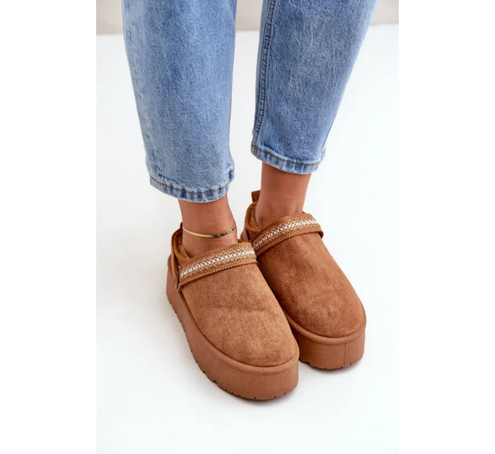 Sněhule S Dekorativním Vyšíváním Camel Selithria