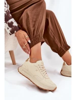 Lehké Sportovní Boty Dámské Big Star model 21690790 HIPOLY SYSTEM Béžové - Big Star Shoes Lehké Sportovní Boty Dámské Big Star model 21690790 HIPOLY SYSTEM Béžové - Big Star Shoes