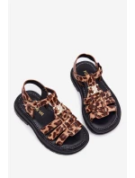 Dívčí sandály s ozdobným detailem pantera Serina Dívčí sandály s ozdobným detailem pantera Serina