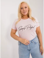 Tričko RV TS 9481.60 světle růžová
