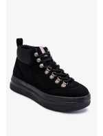 Boty Cross Jeans KK2R4074C Černé Boty Cross Jeans KK2R4074C Černé