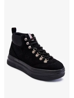 Boty Cross Jeans KK2R4074C Černé