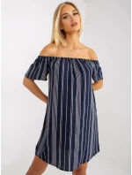 Dámské šaty D73771M30145I tmavě modré - Fresh Made Dámské šaty D73771M30145I tmavě modré - Fresh Made