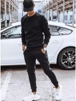 Pánská zateplená tepláková souprava černá Dstreet model 21965554 - FashionStreet Pánská zateplená tepláková souprava černá Dstreet model 21965554 - FashionStreet