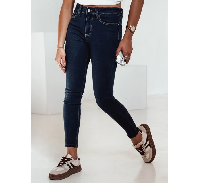 Dámské džínové kalhoty MODILINI tmavě modré FashionStreet UY2239