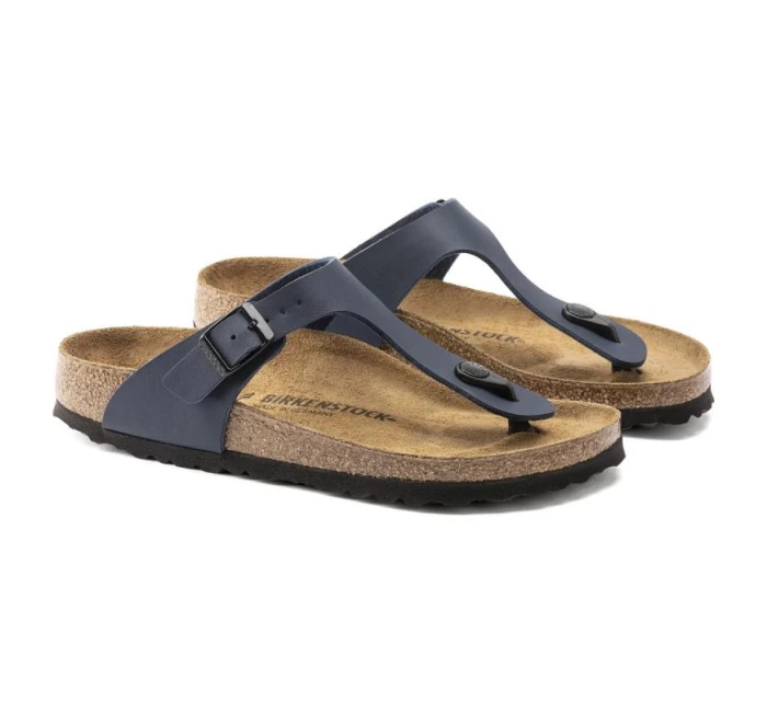 Dámské žabky Birkenstock GIZEH BS 0143623 BLUE (úzká šířka)