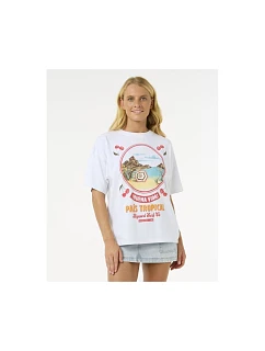 Tričko RIP CURL Cove Heritage Tee, bílé