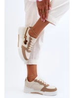 Dámské tenisky na platformě béžové Zeparine Dámské tenisky na platformě béžové Zeparine