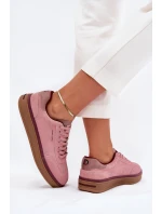 Semišové Dámské Tenisky Růžové model 21703337 - Daniel Lopez Just Dare Semišové Dámské Tenisky Růžové model 21703337 - Daniel Lopez Just Dare