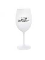 ELIXÍR PROTIBLBEČKOVÝ - biely pohár na víno 350 ml