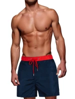 Pánské tmavě modré a červené plavecké šortky Dstreet model 21989717 - FashionStreet