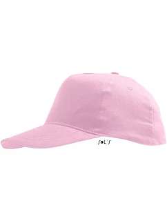 SOL'S Sunny Kids Dětská 5 panelová kšiltovka 25.8111 pink
