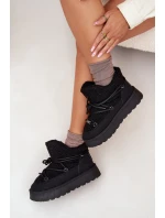Dámské Sněhule Na Platformě S Kožíškem Big Star Černé model 21705925 - Big Star Shoes Dámské Sněhule Na Platformě S Kožíškem Big Star Černé model 21705925 - Big Star Shoes