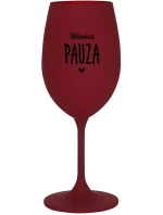 MÁMINA PAUZA - bordo sklenice na víno 350 ml MÁMINA PAUZA - bordo sklenice na víno 350 ml