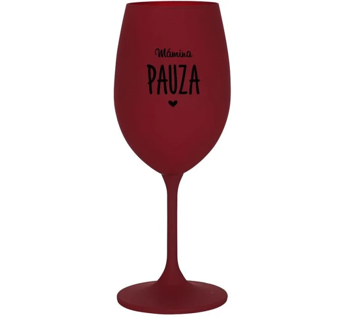 MÁMINA PAUZA - bordo sklenice na víno 350 ml MÁMINA PAUZA - bordo sklenice na víno 350 ml