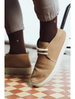 Hladké pánské ponožky s jemným vzorem 056