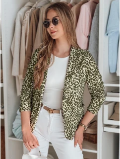 Dámská bunda do pasu MARABELL zelená FashionStreet PY0129