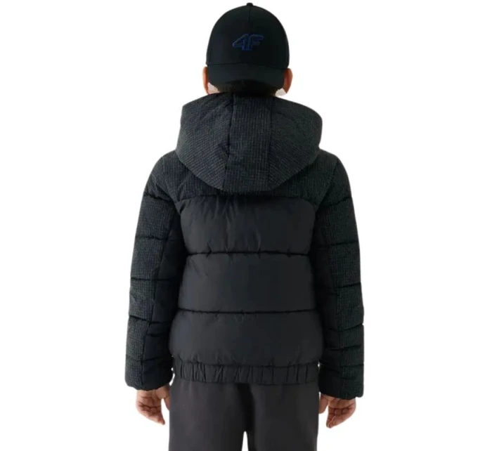 Chlapecká péřová bunda 4F M621 tmavě černá 4FJWAW25TDJAM621 20S Chlapecká péřová bunda 4F M621 tmavě černá 4FJWAW25TDJAM621 20S