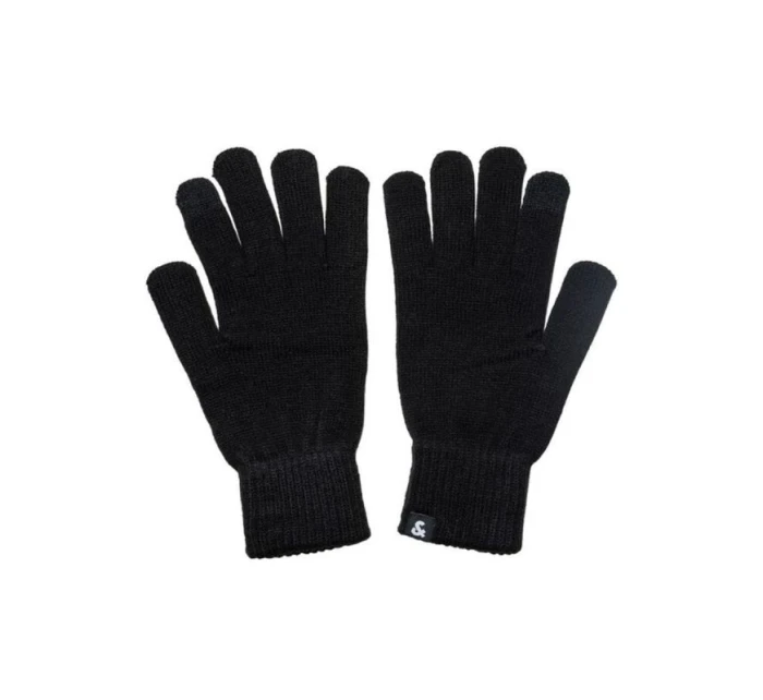 Pletené rukavice Jack & Jones model 21815815 BLACK - Jack&Jones Pletené rukavice Jack & Jones model 21815815 BLACK - Jack&Jones