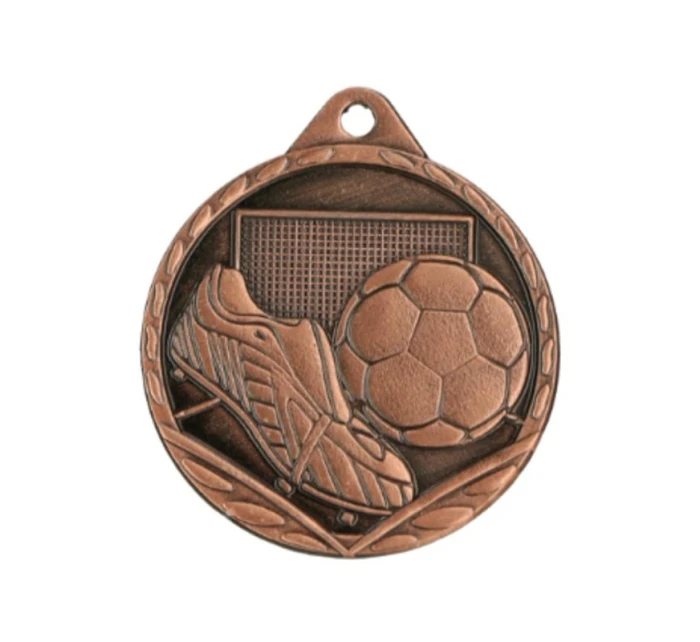 Medal stalowy brązowy - Piłka model 21830125