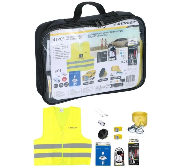 NOUZOVÁ SADA DO AUTA DUNLOP 9 PRVKŮ